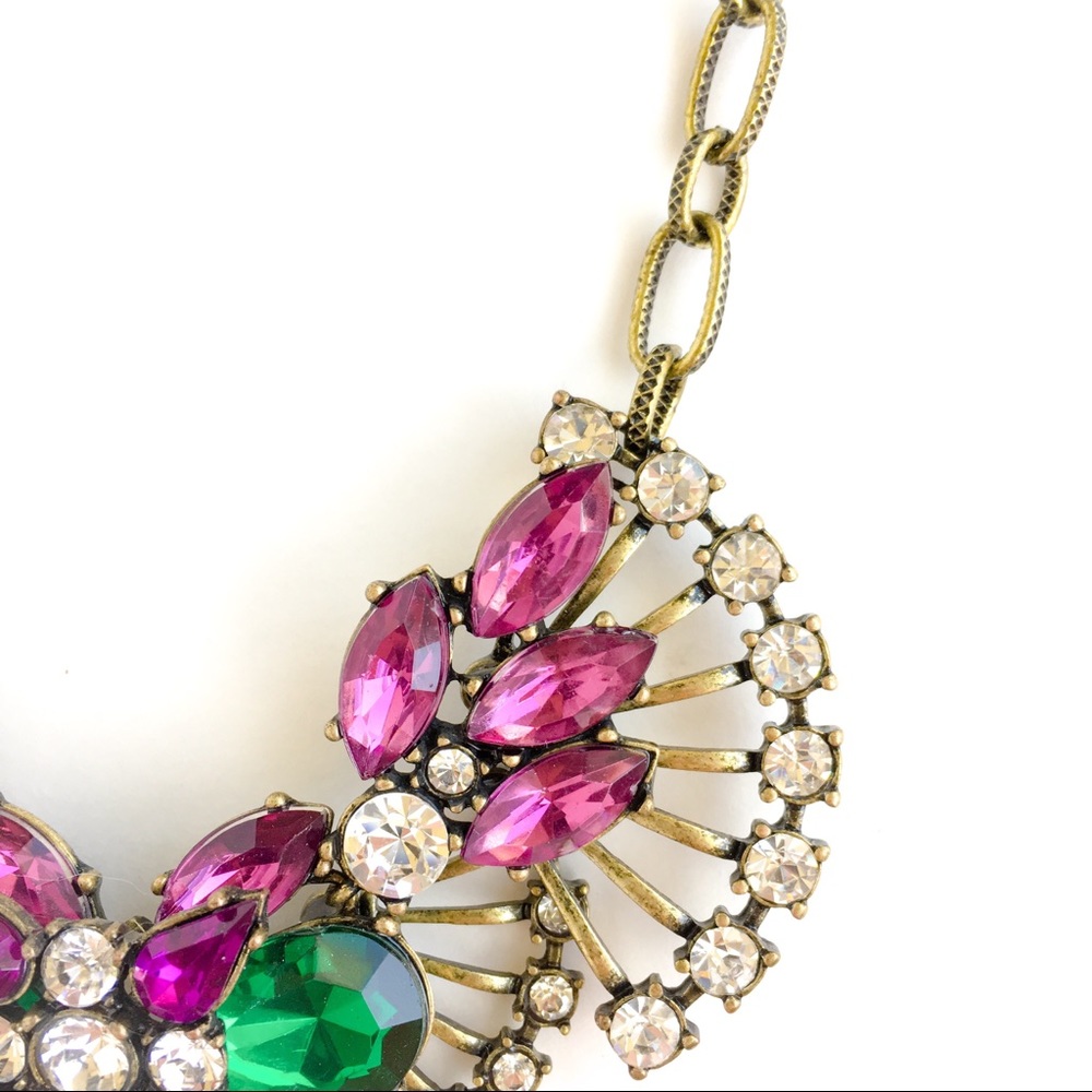Jcrew vintage crystal statement necklace - Picture 3 of 6